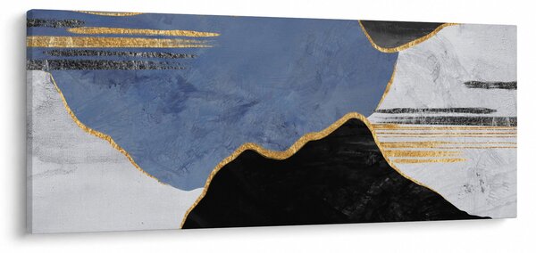 Kép - Texturált formák (120x50 cm)