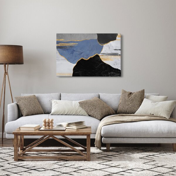 Kép - Texturált formák (90x60 cm)