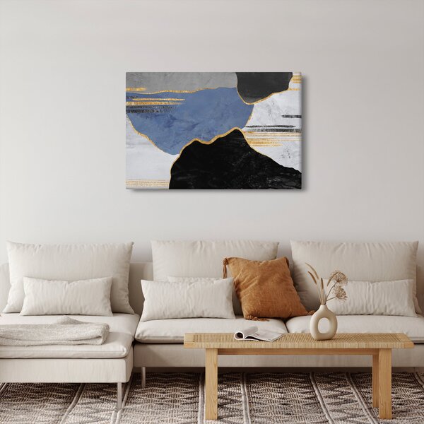 Kép - Texturált formák (90x60 cm)