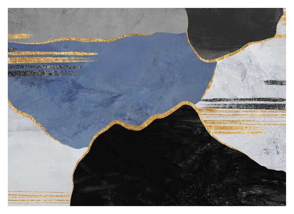Kép - Texturált formák (70x50 cm)