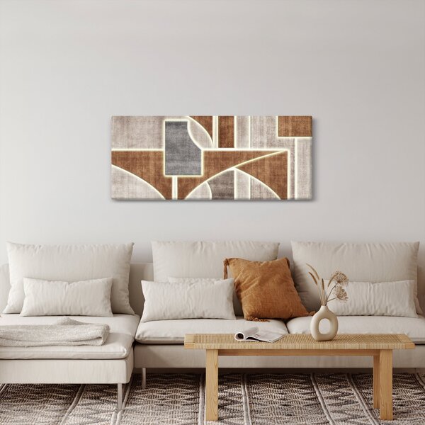 Kép - Alakzatok (120x50 cm)