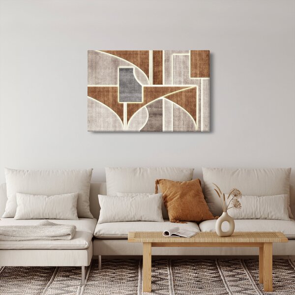 Kép - Alakzatok (90x60 cm)