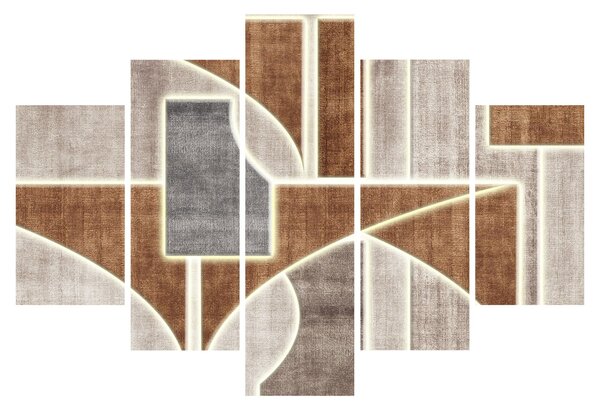 Kép - Alakzatok (150x105 cm)