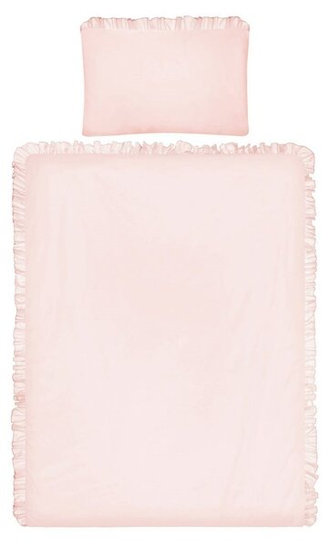 Belisima Pamut gyermek ágyneműhuzat, Pure,rózsaszín, 90 x 120 cm, 40 x 60 cm