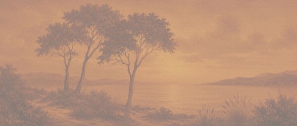 Fotótapéta Fák egy dombon a vízparton, Természet fotótapéta, Népszerű fotótapéta, t00815 - Tapeko.hu