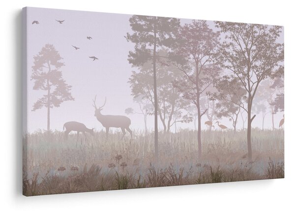 Kép - Monokróm erdő (90x60 cm)