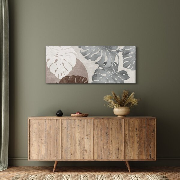 Kép - Design levelekkel (120x50 cm)