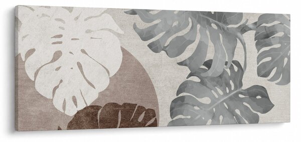 Kép - Design levelekkel (120x50 cm)