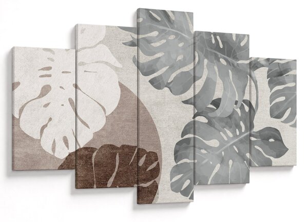 Kép - Design levelekkel (150x105 cm)