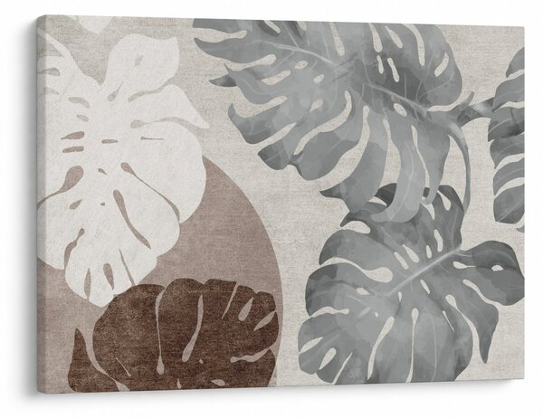 Kép - Design levelekkel (70x50 cm)