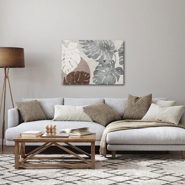 Kép - Design levelekkel (70x50 cm)