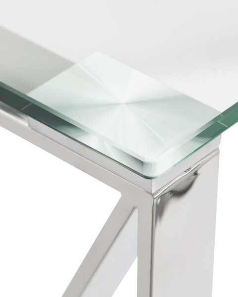 Senso ezüst konzolasztal 120x40x80cm