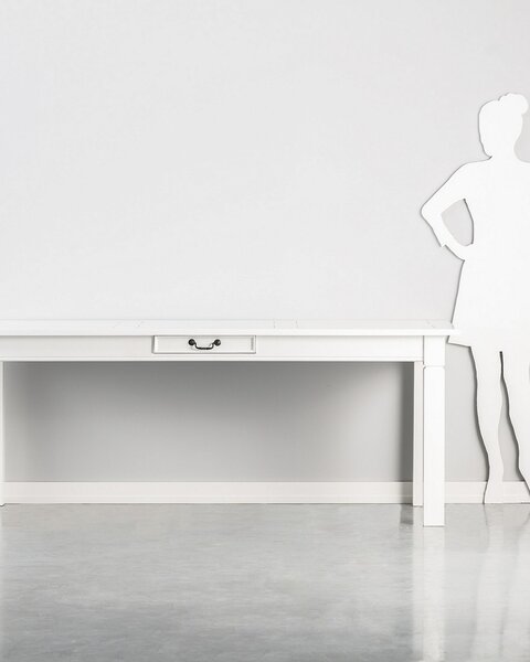 Country White fa asztal 200x90x76 cm