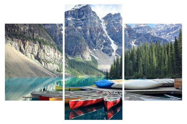 Kép - Moraine Lake (90x60 cm)