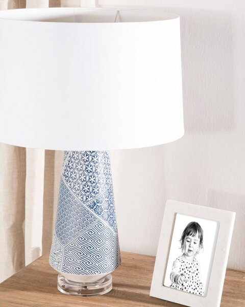 Blue Sapporo asztali lámpa, magasság 63 cm