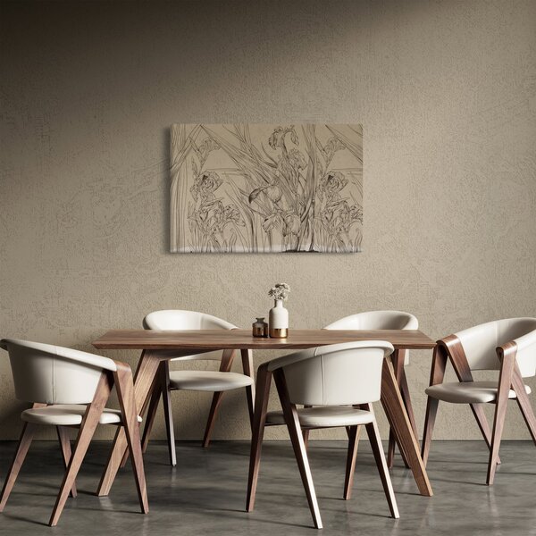 Kép - A növények körvonalai (90x60 cm)