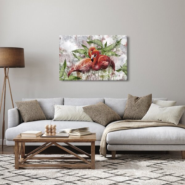 Kép - Flamingók (90x60 cm)