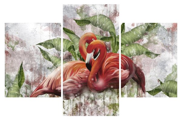 Kép - Flamingók (90x60 cm)
