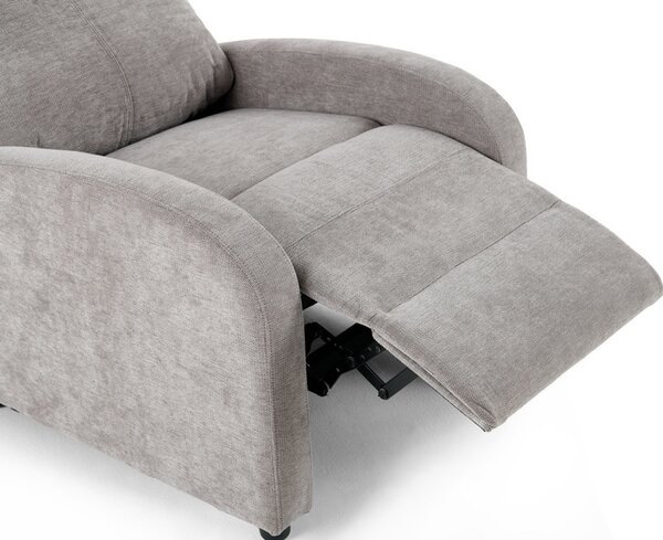 King Home Relax Premium Kihúzható Pihenőfotel Világosszürke