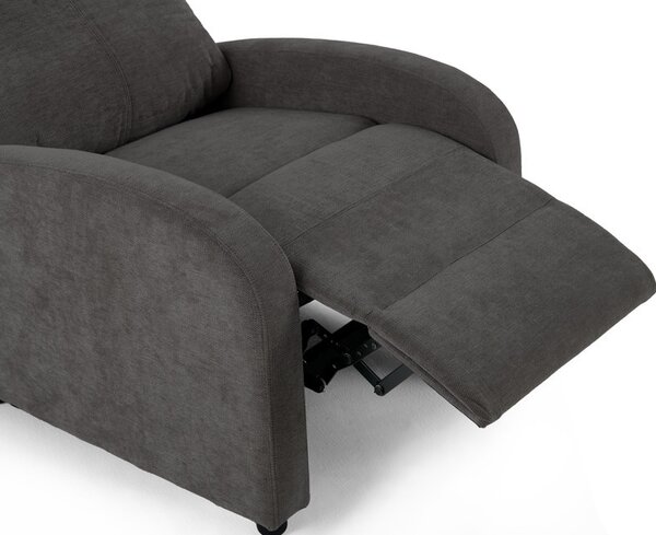King Home Relax Premium Kihúzható Fotel Sötétszürke