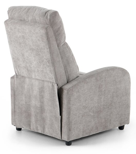 King Home Relax Premium Kihúzható Pihenőfotel Világosszürke