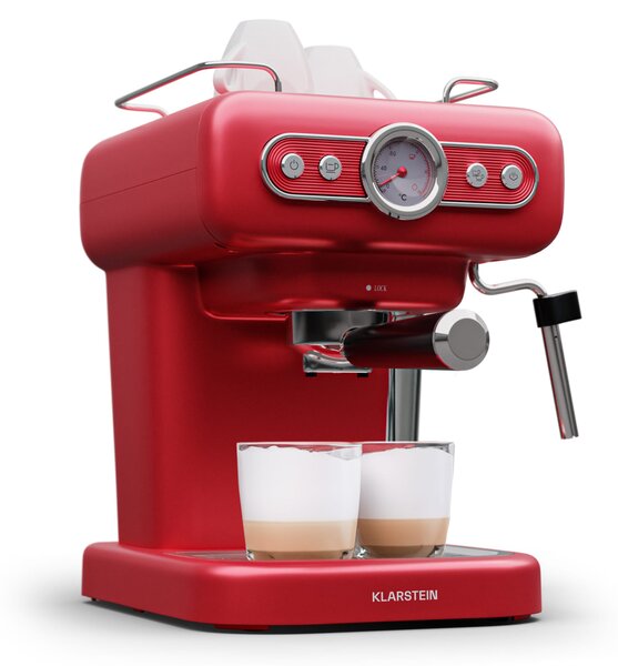 Klarstein Espressionata Evo Espresso Machine, 950W, 19 Bar, 1,2L, 2 csésze
