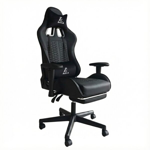 JAKS Gamer szék fekete ökobőr EvoChair