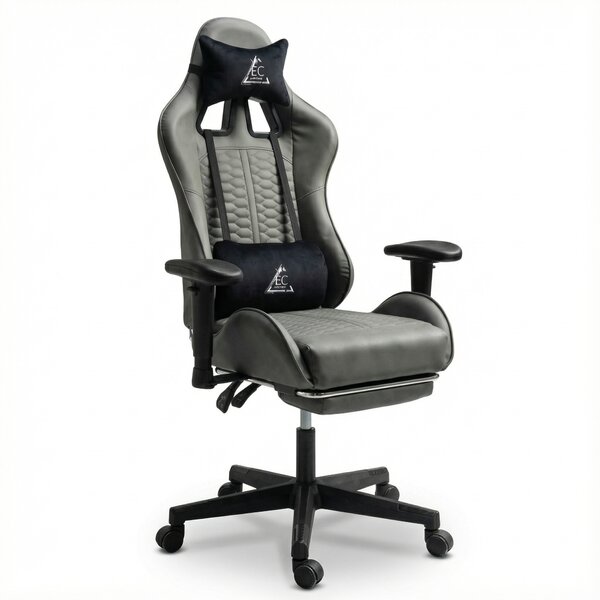 JAKS Gamer szék szürke ökobőr EvoChair