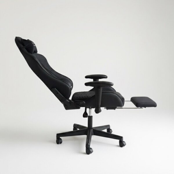 JAKS Gamer szék fekete ökobőr EvoChair