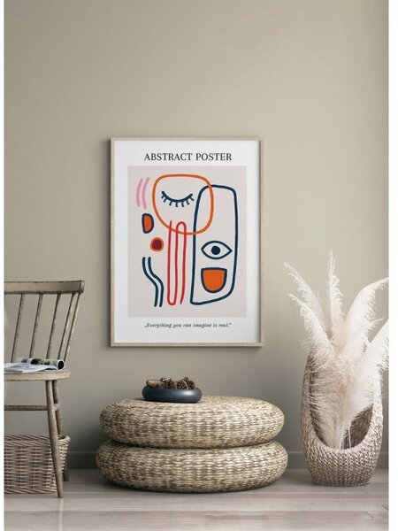 Abstract colorful faces no.1 kép