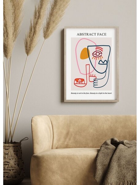 Abstract colorful faces no.2 kép