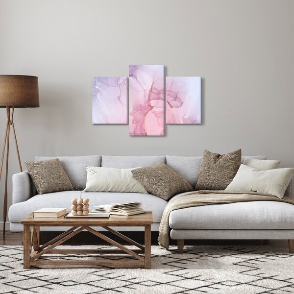 Kép - Rózsaszín foltok (90x60 cm)