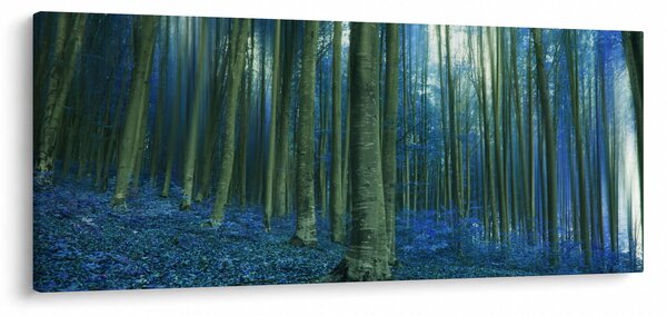 Kép - Kék erdő (120x50 cm)