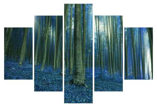 Kép - Kék erdő (150x105 cm)