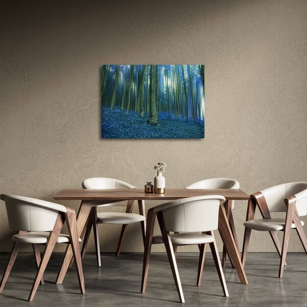 Kép - Kék erdő (70x50 cm)