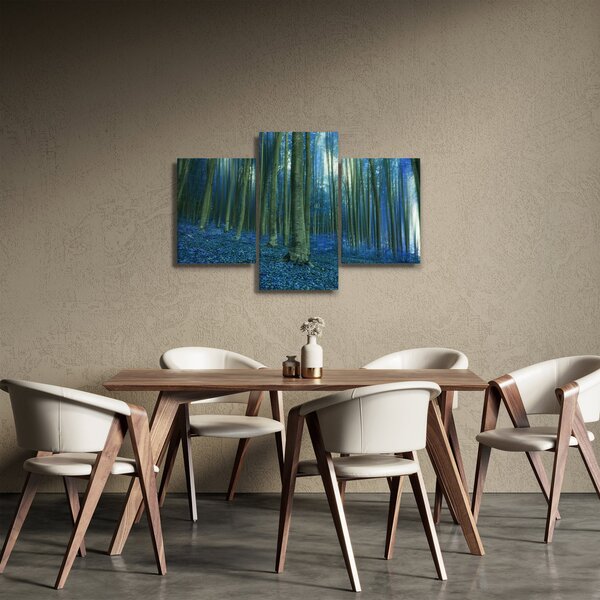 Kép - Kék erdő (90x60 cm)