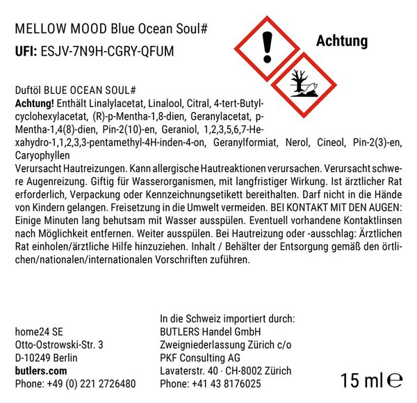 MELLOW MOOD illóolaj Blue Ocean Soul 15ml