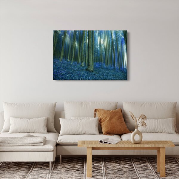 Kép - Kék erdő (90x60 cm)