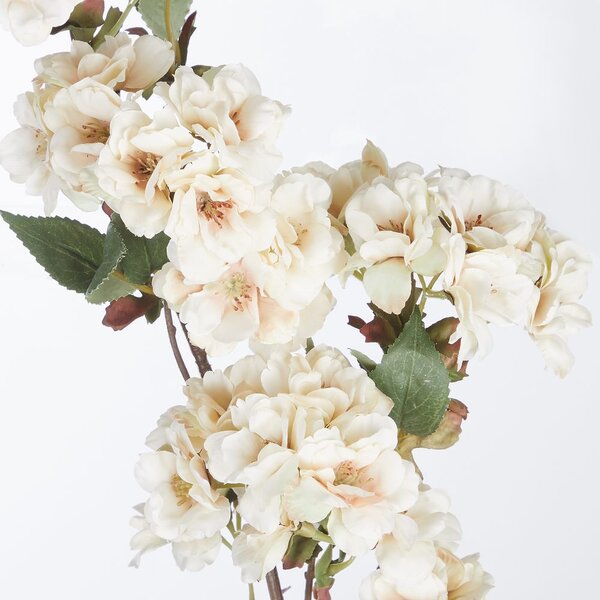 FLORISTA cseresznyevirág 80 cm fehér