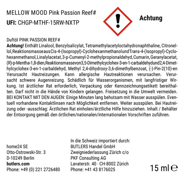 MELLOW MOOD illóolaj Pink Passion Reef 15ml