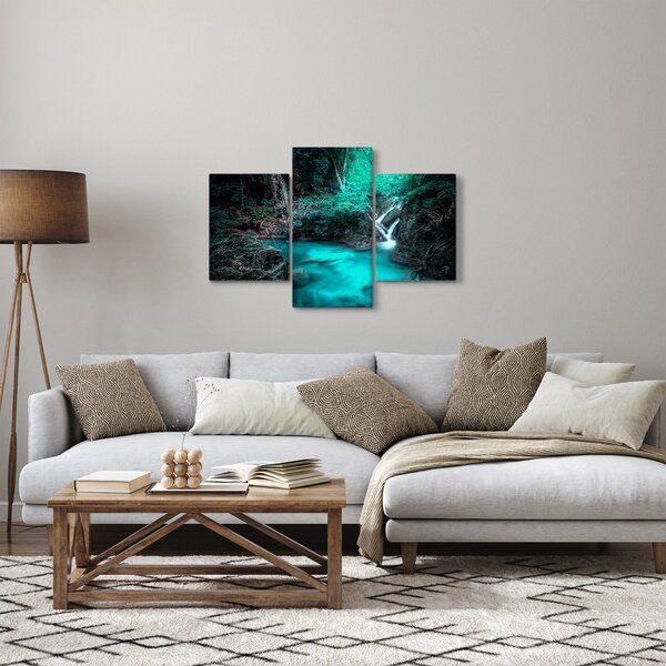 Kép - Türkiz tó (90x60 cm)