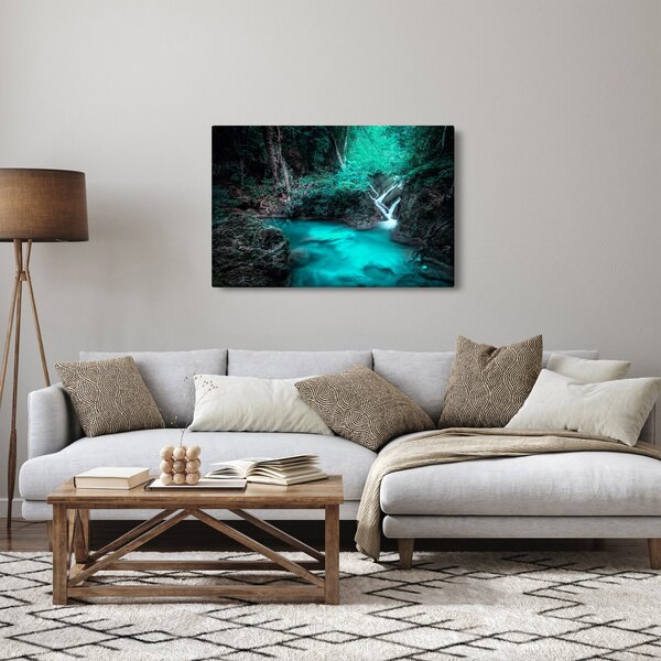 Kép - Türkiz tó (90x60 cm)