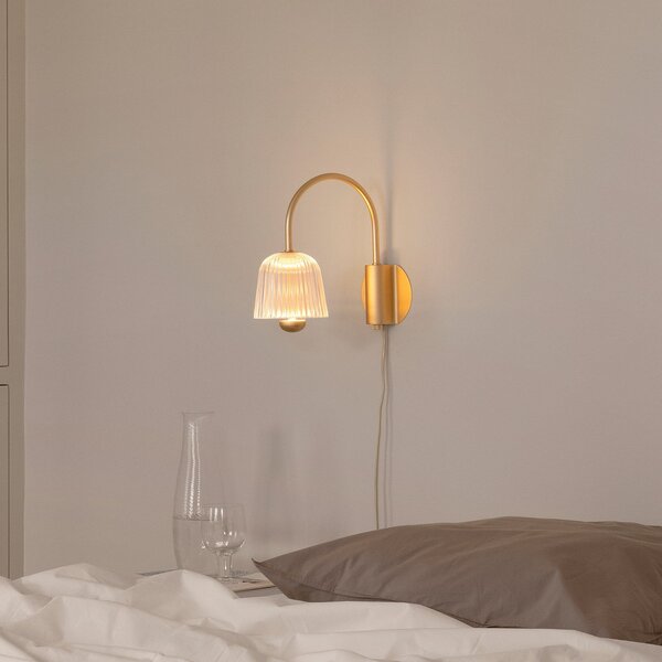 Fali Lámpa Nuura Aps, Asteea, dimmable, Arany / Sárgaréz, Nappali, Fém, Skandináv