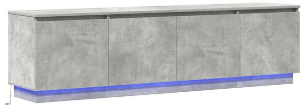 TV szekrény Beton Szürke 180 x 38 x 49 cm Faanyag