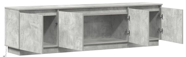 TV szekrény Beton Szürke 180 x 38 x 49 cm Faanyag