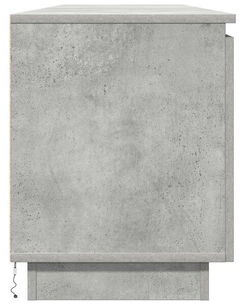 TV szekrény Beton Szürke 180 x 38 x 49 cm Faanyag