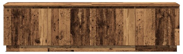 TV szekrény LED -es lámpákkal Öreg fa 180 x 38 x 49 cm Faanyag
