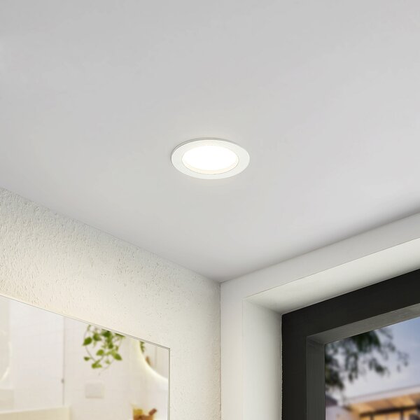 Spotlámpa Arcchio, Milaine, dimmable, Fehér, Fürdőszoba, Műanyag, Modern