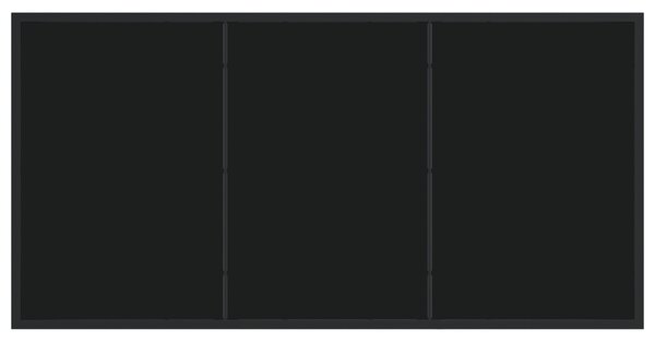 Kert étkező szett 5 pcs Fehér 140 x 70 x 73 cm Textilén és acél