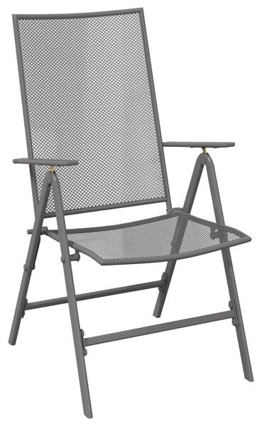 Kert étkező szett 3 pcs Antracit Porszórt acél